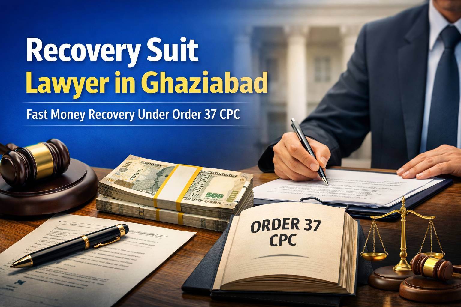 Recovery Suit Lawyer in Ghaziabad – Fast Money Recovery Under Order 37 CPC